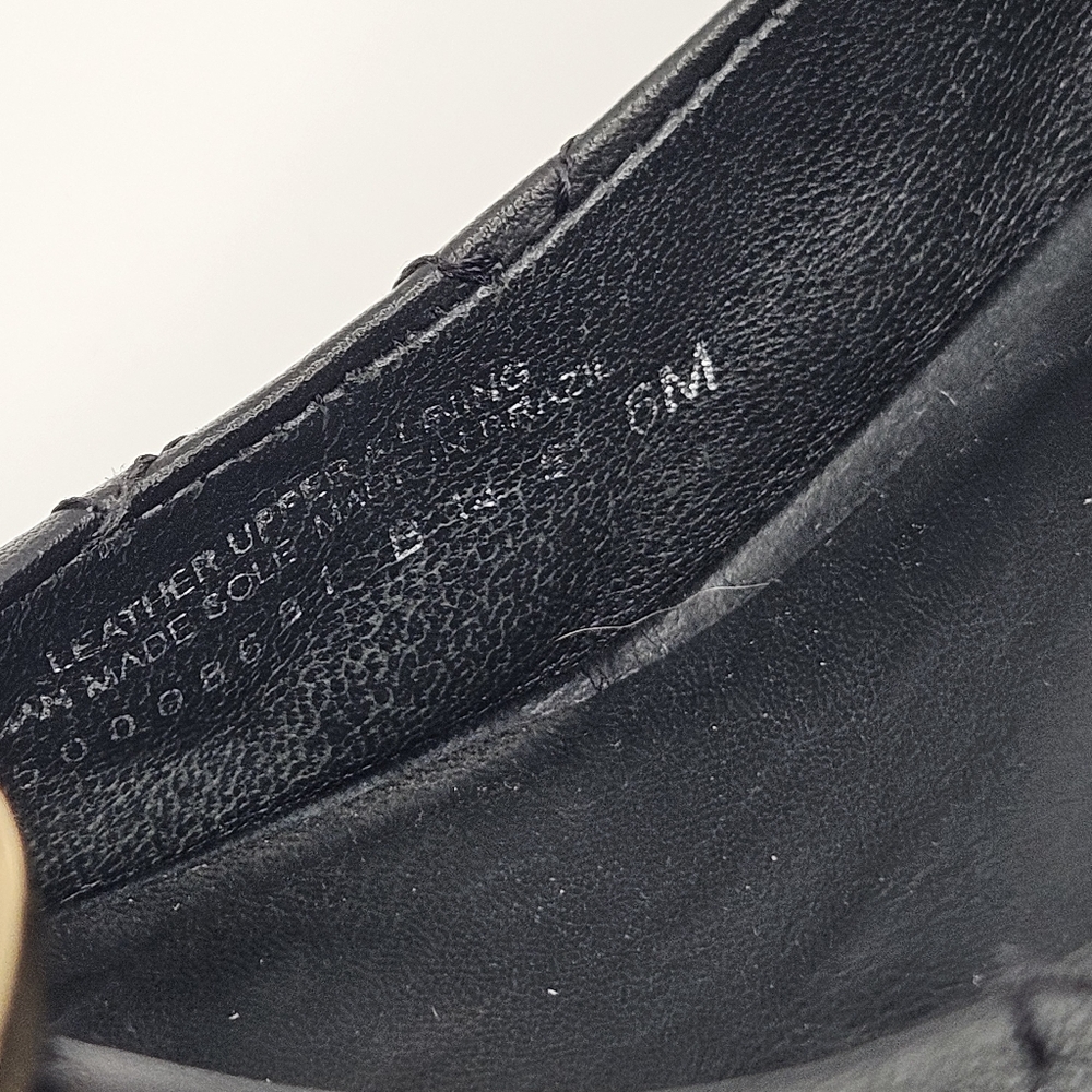 Tory Burch Black Quilted Wedges with Gold Logo - Picture 13 of 15